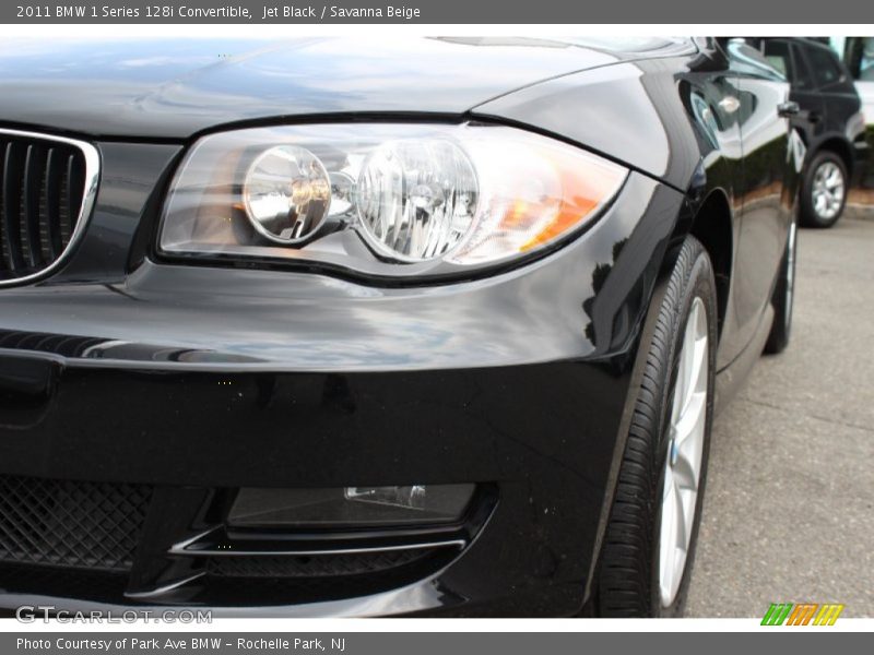 Jet Black / Savanna Beige 2011 BMW 1 Series 128i Convertible