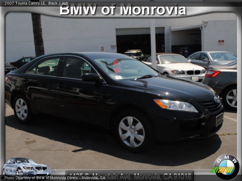 Black / Ash 2007 Toyota Camry LE