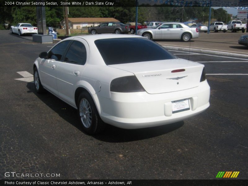 Stone White / Dark Slate Gray 2004 Chrysler Sebring Sedan