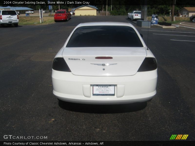 Stone White / Dark Slate Gray 2004 Chrysler Sebring Sedan