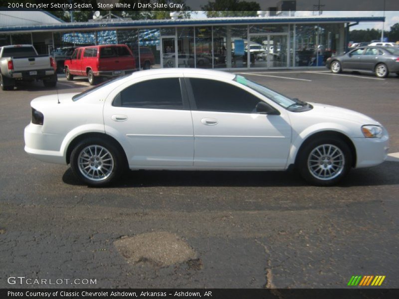 Stone White / Dark Slate Gray 2004 Chrysler Sebring Sedan