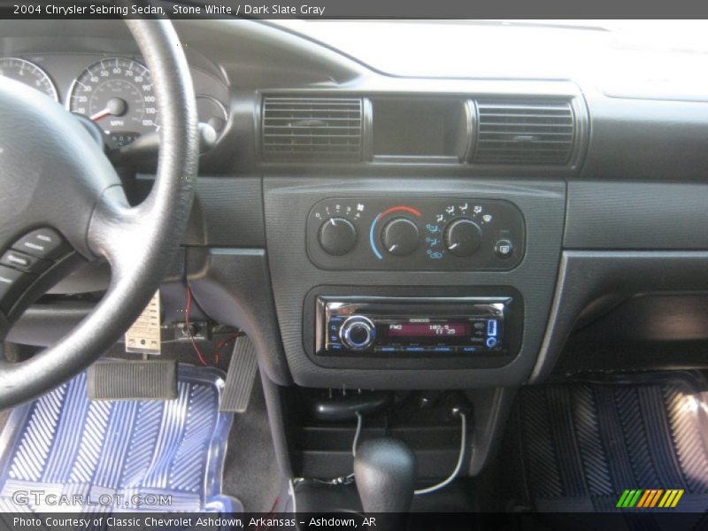 Stone White / Dark Slate Gray 2004 Chrysler Sebring Sedan