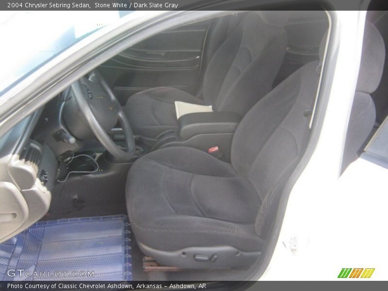 Stone White / Dark Slate Gray 2004 Chrysler Sebring Sedan