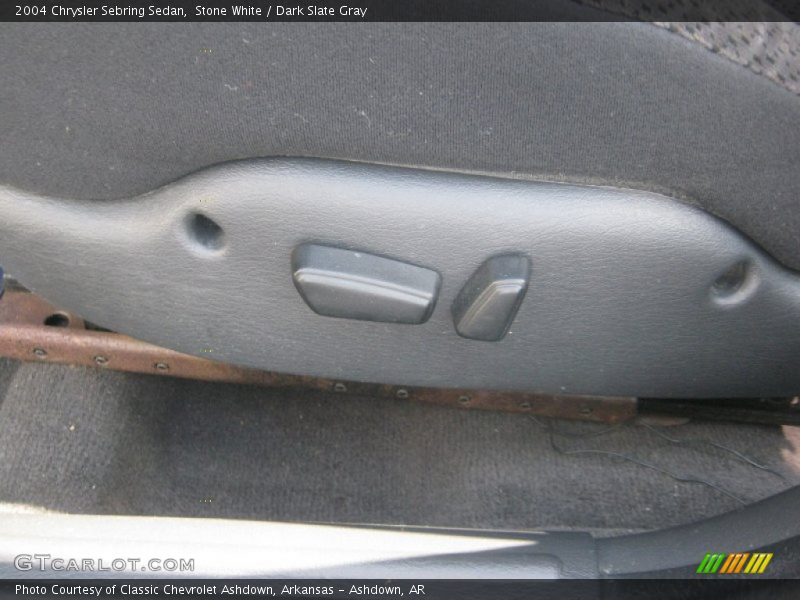 Stone White / Dark Slate Gray 2004 Chrysler Sebring Sedan