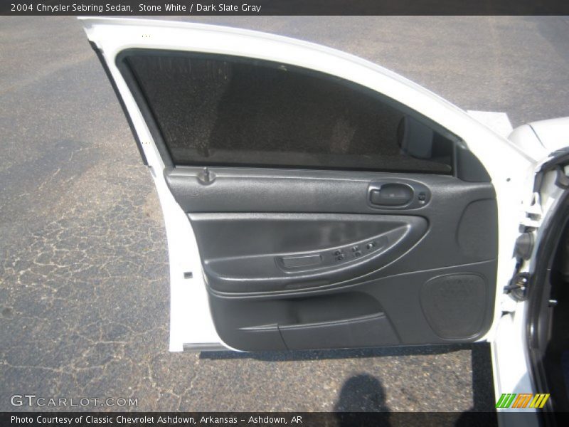 Stone White / Dark Slate Gray 2004 Chrysler Sebring Sedan