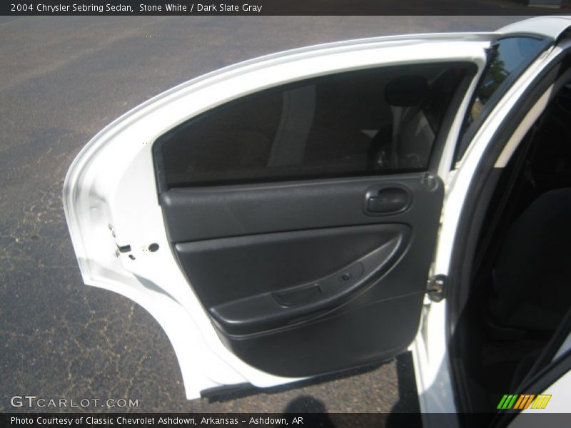 Stone White / Dark Slate Gray 2004 Chrysler Sebring Sedan