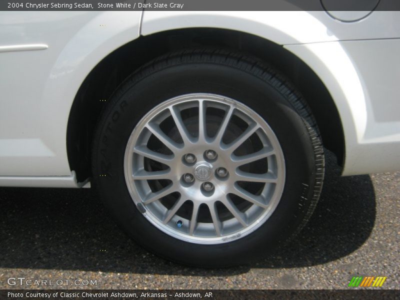 Stone White / Dark Slate Gray 2004 Chrysler Sebring Sedan