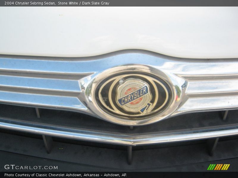 Stone White / Dark Slate Gray 2004 Chrysler Sebring Sedan