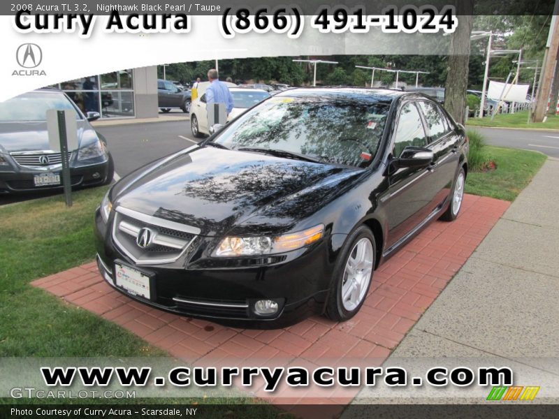 Nighthawk Black Pearl / Taupe 2008 Acura TL 3.2