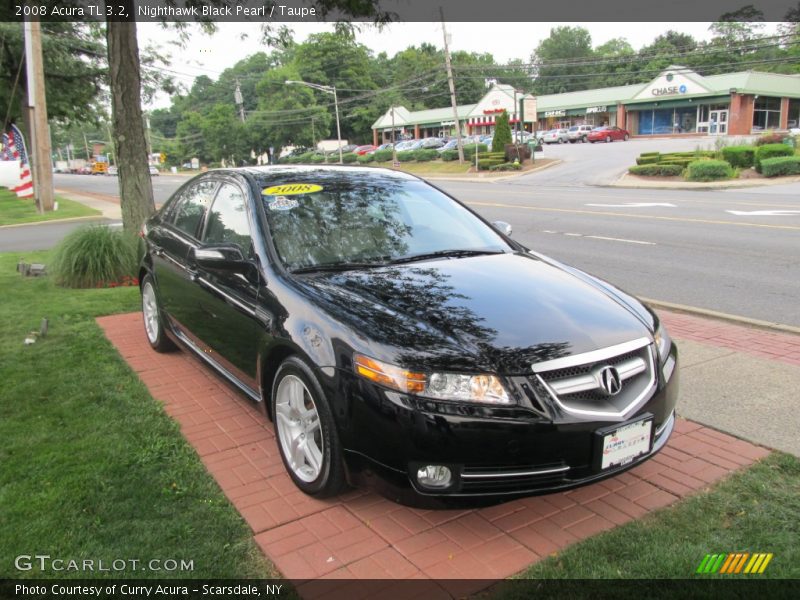 Nighthawk Black Pearl / Taupe 2008 Acura TL 3.2