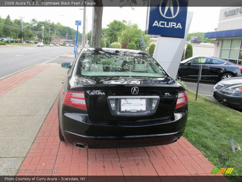 Nighthawk Black Pearl / Taupe 2008 Acura TL 3.2