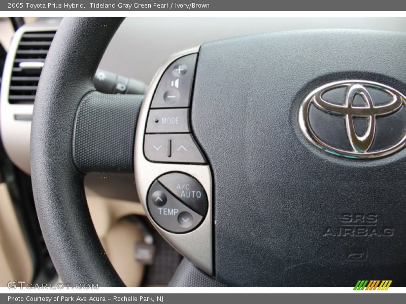 Tideland Gray Green Pearl / Ivory/Brown 2005 Toyota Prius Hybrid
