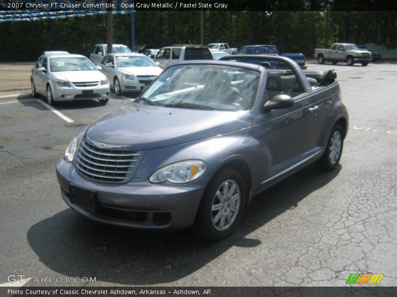 Opal Gray Metallic / Pastel Slate Gray 2007 Chrysler PT Cruiser Convertible