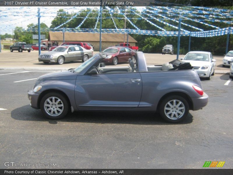 Opal Gray Metallic / Pastel Slate Gray 2007 Chrysler PT Cruiser Convertible
