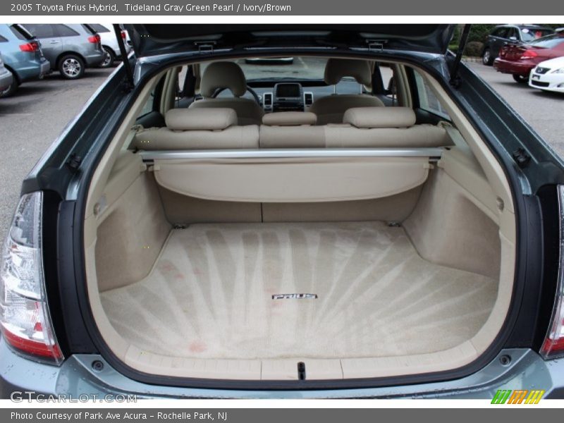 Tideland Gray Green Pearl / Ivory/Brown 2005 Toyota Prius Hybrid