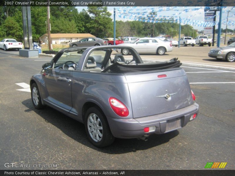 Opal Gray Metallic / Pastel Slate Gray 2007 Chrysler PT Cruiser Convertible