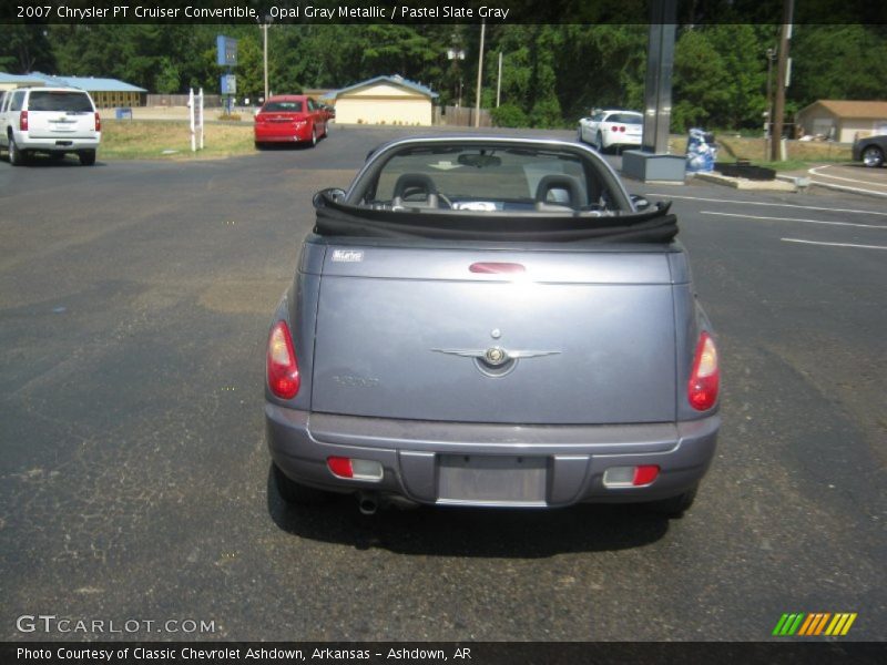 Opal Gray Metallic / Pastel Slate Gray 2007 Chrysler PT Cruiser Convertible
