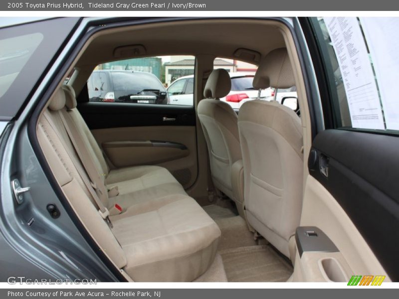 Tideland Gray Green Pearl / Ivory/Brown 2005 Toyota Prius Hybrid