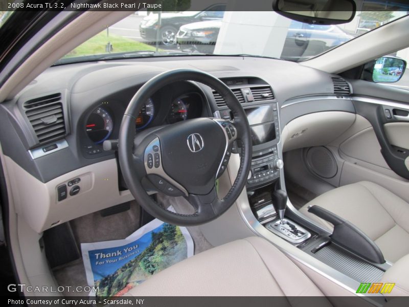 Nighthawk Black Pearl / Taupe 2008 Acura TL 3.2