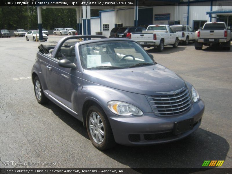 Opal Gray Metallic / Pastel Slate Gray 2007 Chrysler PT Cruiser Convertible