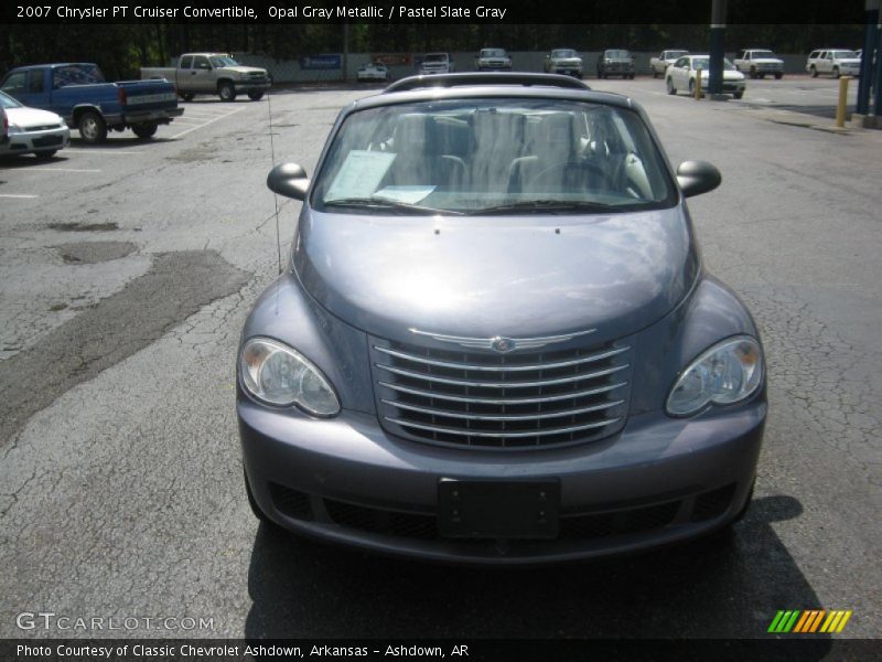 Opal Gray Metallic / Pastel Slate Gray 2007 Chrysler PT Cruiser Convertible