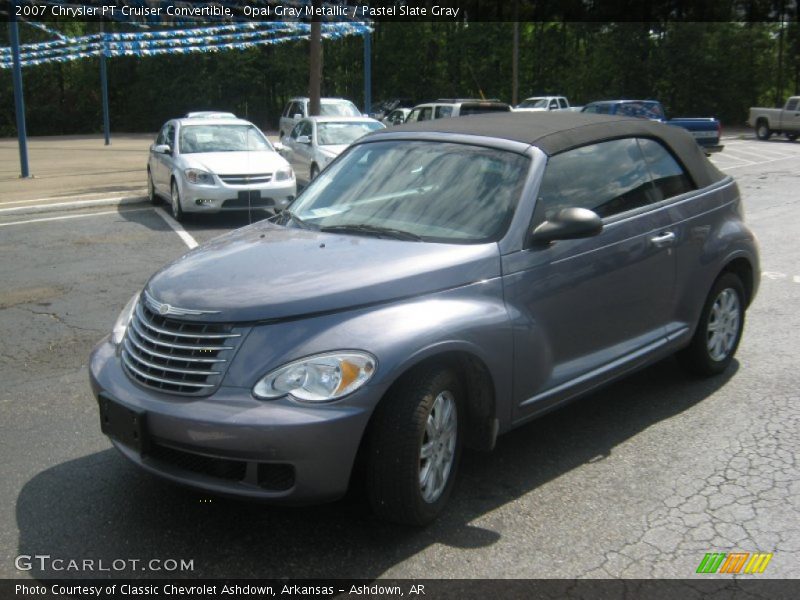 Opal Gray Metallic / Pastel Slate Gray 2007 Chrysler PT Cruiser Convertible