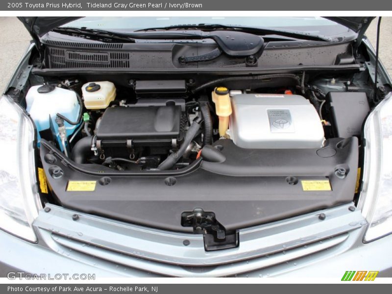 Tideland Gray Green Pearl / Ivory/Brown 2005 Toyota Prius Hybrid