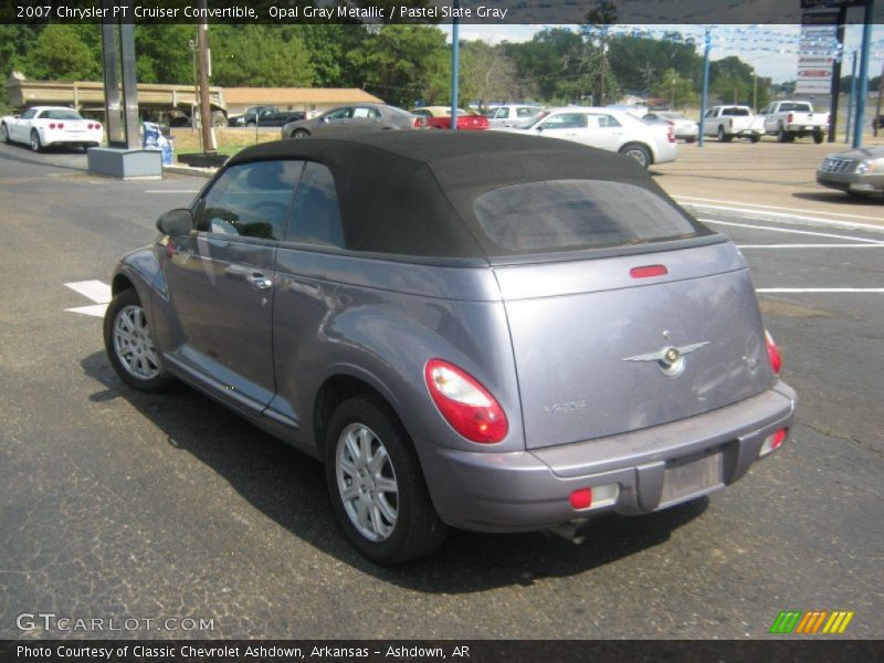 Opal Gray Metallic / Pastel Slate Gray 2007 Chrysler PT Cruiser Convertible