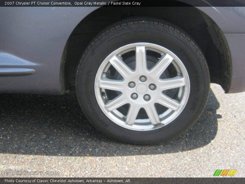 Opal Gray Metallic / Pastel Slate Gray 2007 Chrysler PT Cruiser Convertible