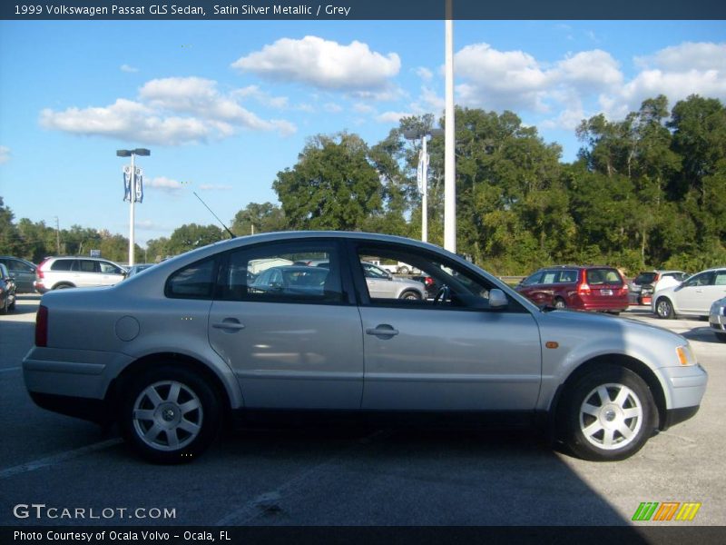 Satin Silver Metallic / Grey 1999 Volkswagen Passat GLS Sedan