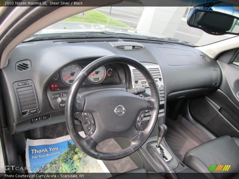 Sheer Silver / Black 2003 Nissan Maxima SE