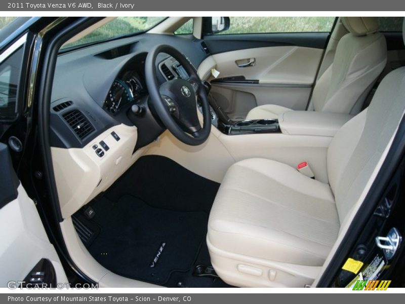 Black / Ivory 2011 Toyota Venza V6 AWD