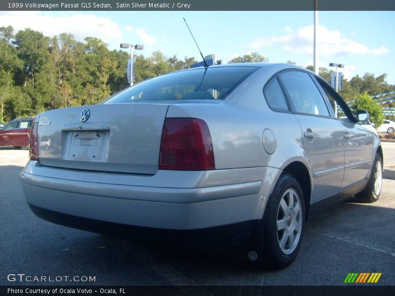Satin Silver Metallic / Grey 1999 Volkswagen Passat GLS Sedan