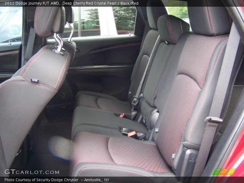  2011 Journey R/T AWD Black/Red Interior