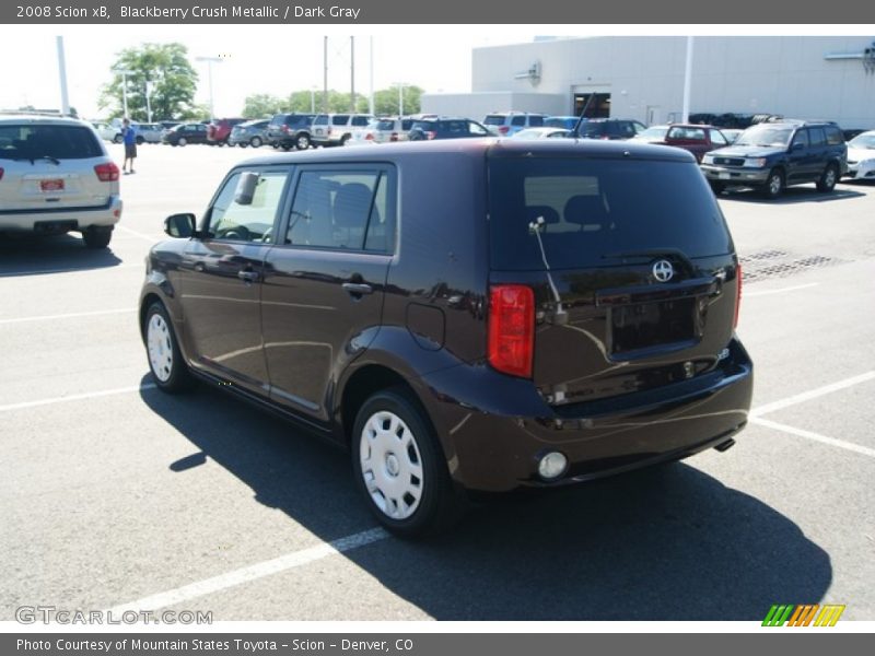 Blackberry Crush Metallic / Dark Gray 2008 Scion xB