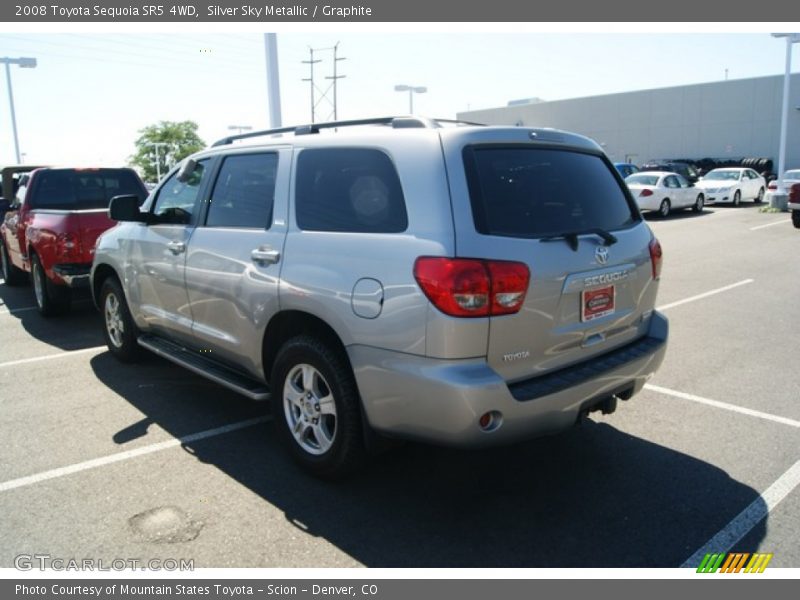 Silver Sky Metallic / Graphite 2008 Toyota Sequoia SR5 4WD