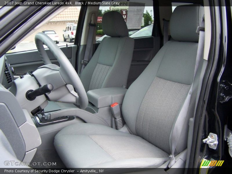 Black / Medium Slate Gray 2007 Jeep Grand Cherokee Laredo 4x4