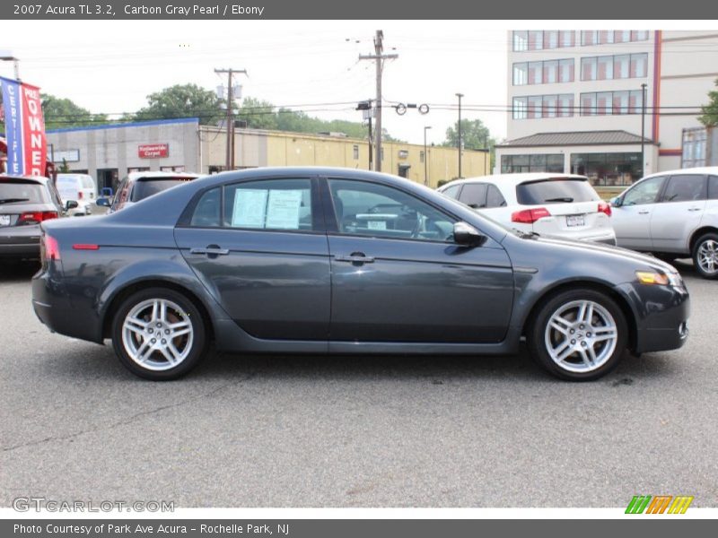 Carbon Gray Pearl / Ebony 2007 Acura TL 3.2