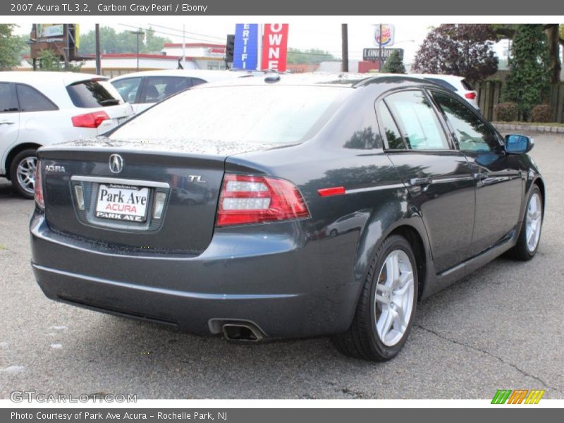 Carbon Gray Pearl / Ebony 2007 Acura TL 3.2