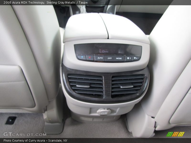 Sterling Gray Metallic / Taupe 2008 Acura MDX Technology