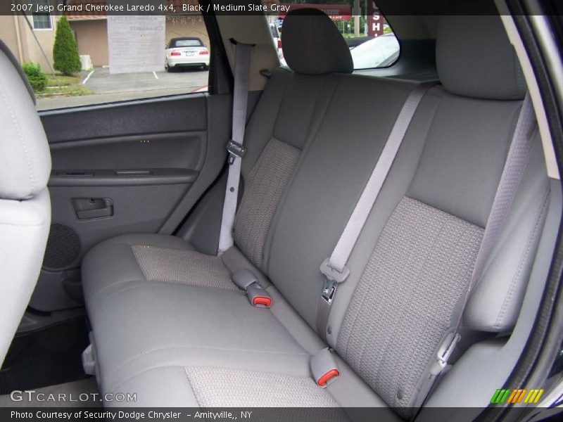 Black / Medium Slate Gray 2007 Jeep Grand Cherokee Laredo 4x4