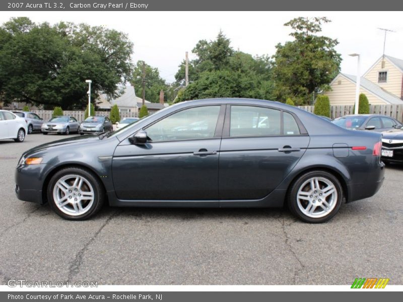 Carbon Gray Pearl / Ebony 2007 Acura TL 3.2
