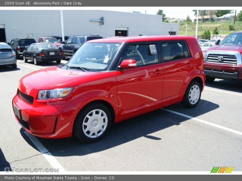 Absolutely Red / Dark Gray 2009 Scion xB