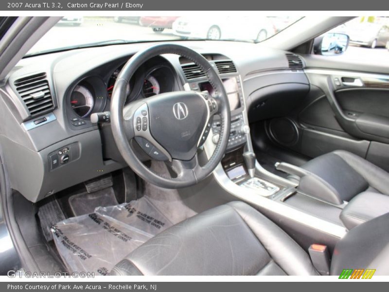 Carbon Gray Pearl / Ebony 2007 Acura TL 3.2