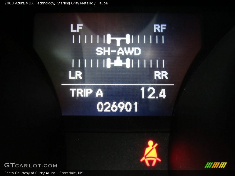 Sterling Gray Metallic / Taupe 2008 Acura MDX Technology