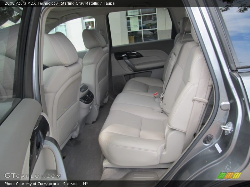 Sterling Gray Metallic / Taupe 2008 Acura MDX Technology