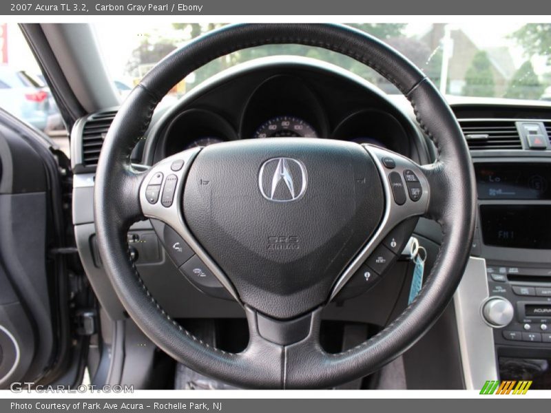 Carbon Gray Pearl / Ebony 2007 Acura TL 3.2