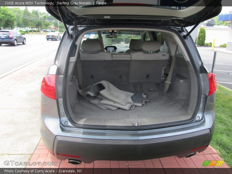 Sterling Gray Metallic / Taupe 2008 Acura MDX Technology