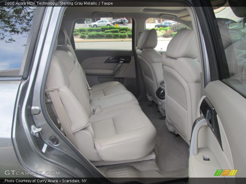Sterling Gray Metallic / Taupe 2008 Acura MDX Technology