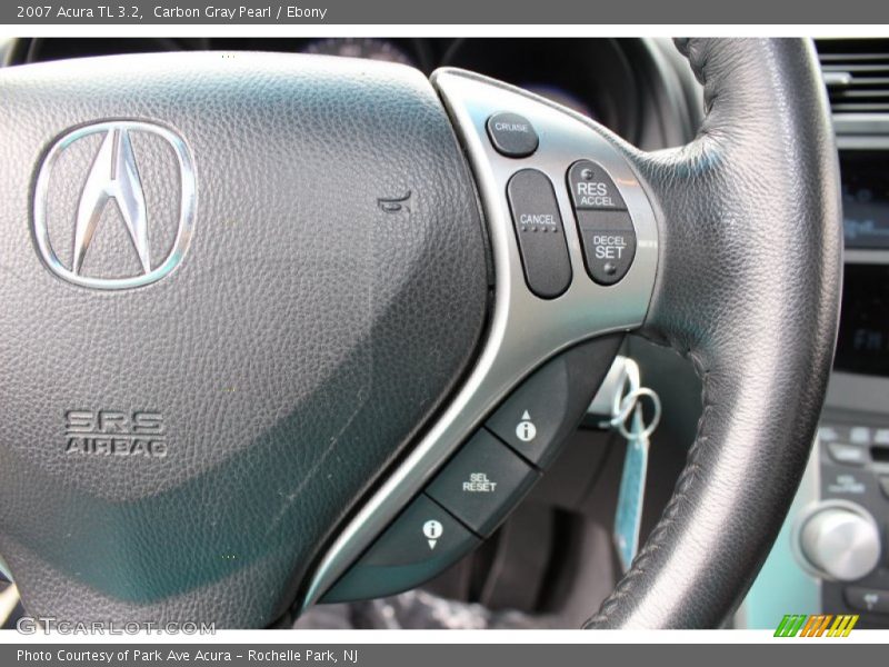 Carbon Gray Pearl / Ebony 2007 Acura TL 3.2
